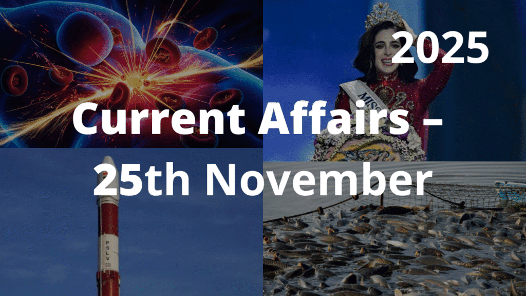Current Affairs – 25th November, 2025