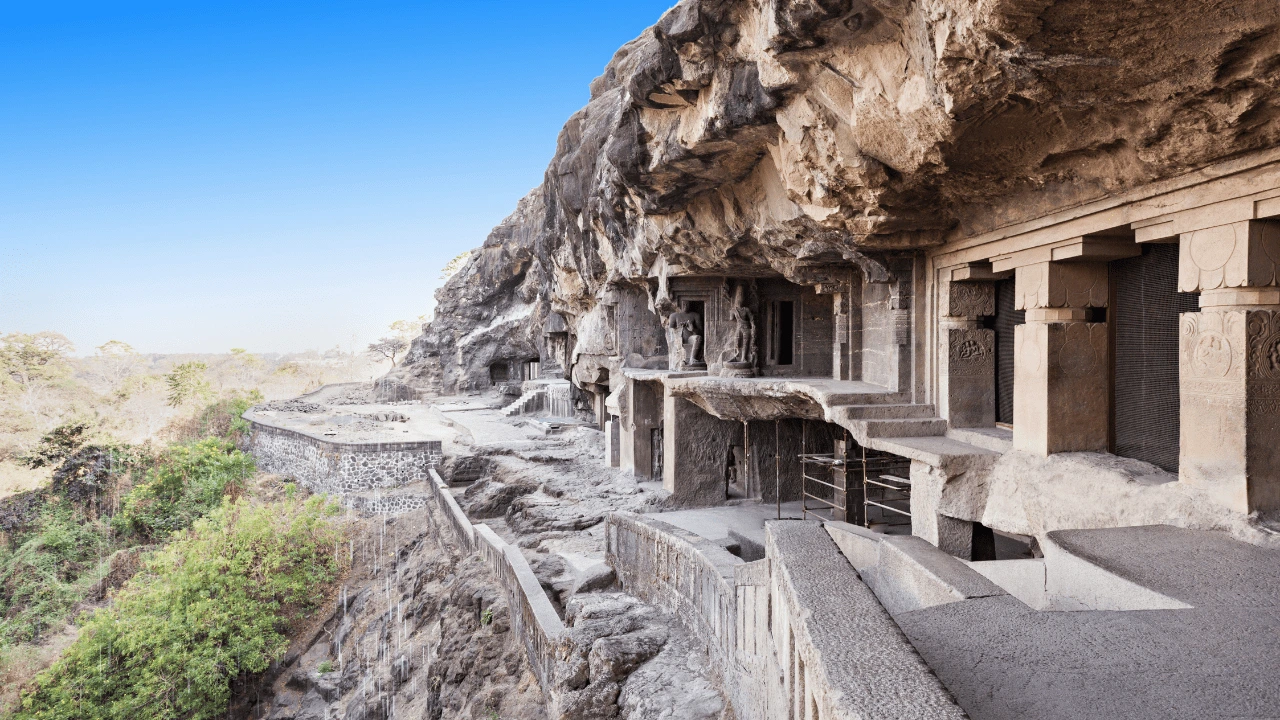 UNESCO World Heritage sites in India - Ajanta Caves, Maharashtra - 1983
