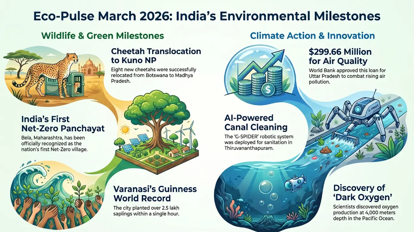 Environment Current Affairs March, 2026 Part -1