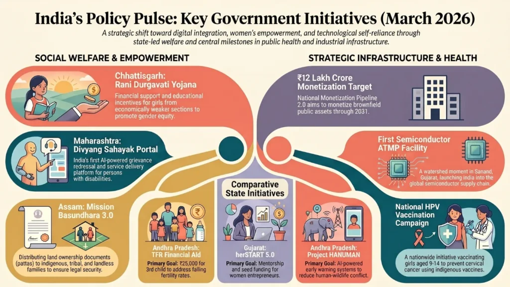 Government Scheme March, 2026 Part -1