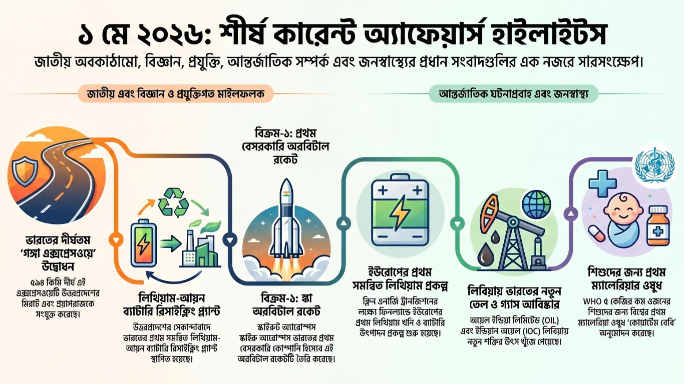 Bengali Current Affairs 1 May