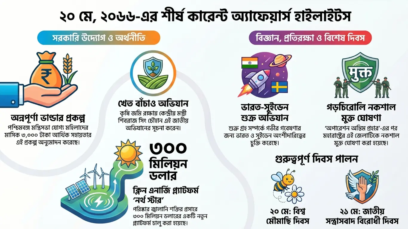 Bengali Current Affairs 20 May