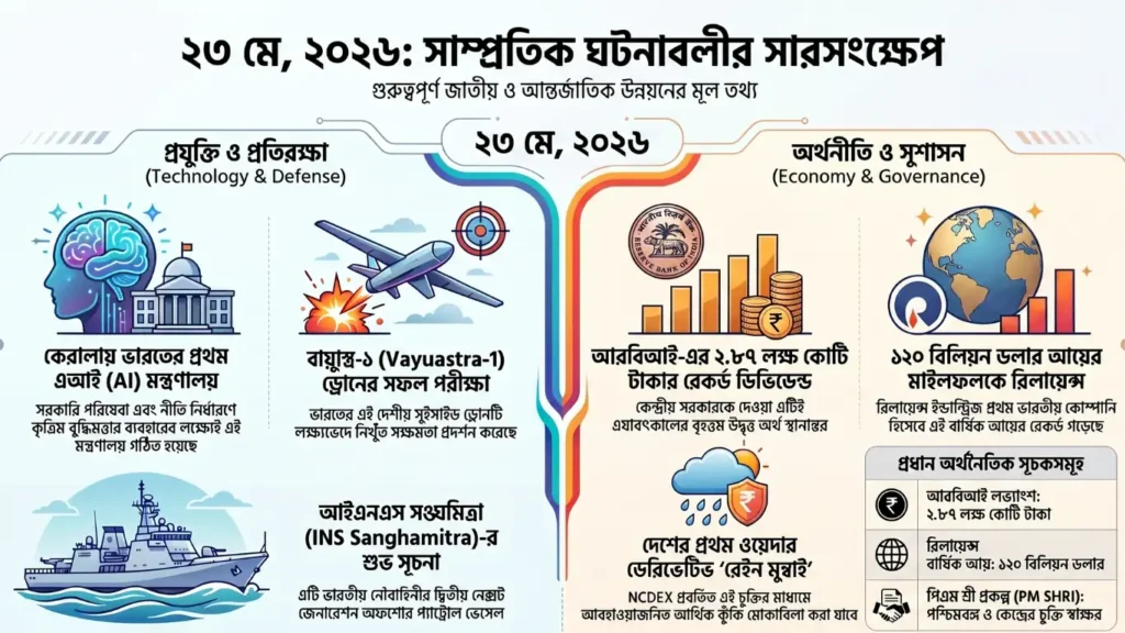 কারেন্ট অ্যাফেয়ার্স – 23 মে, 2026