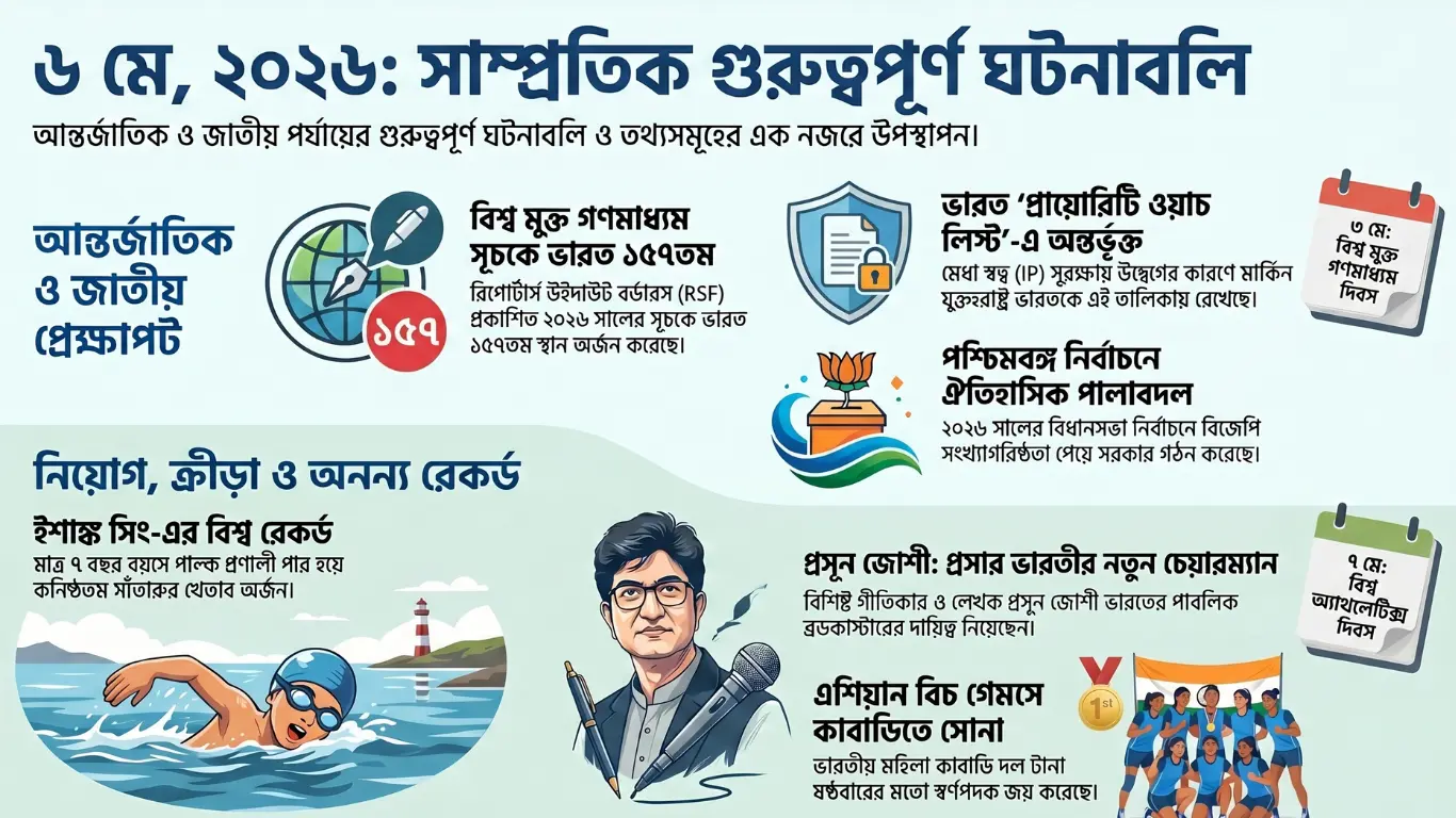 Bengali Current Affairs 6 May