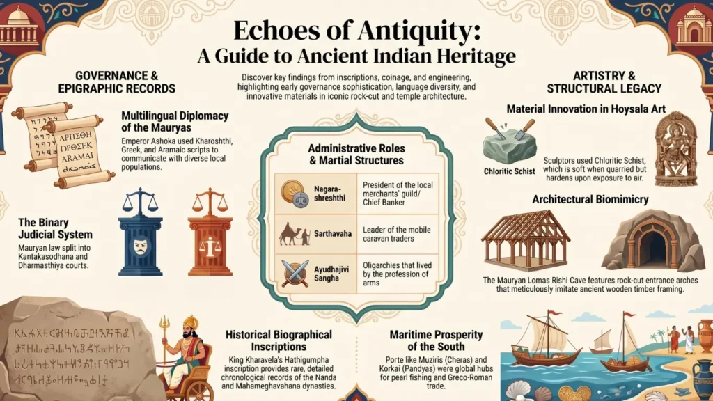 Ancient Indian Epigraphy, Numismatics & Cultural Architecture