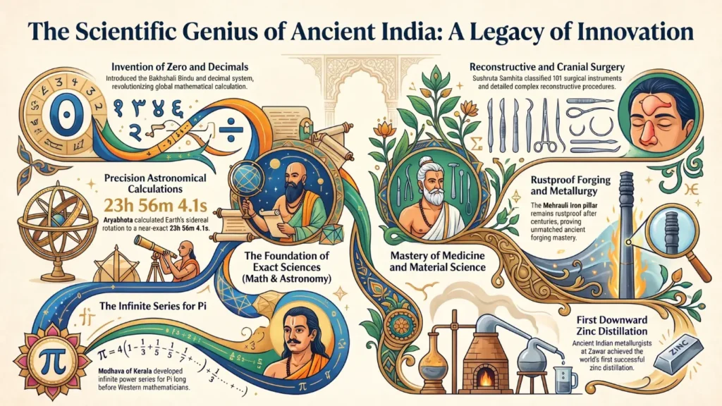Ancient Indian Science, Medicine, & Mathematics & Metallurgy