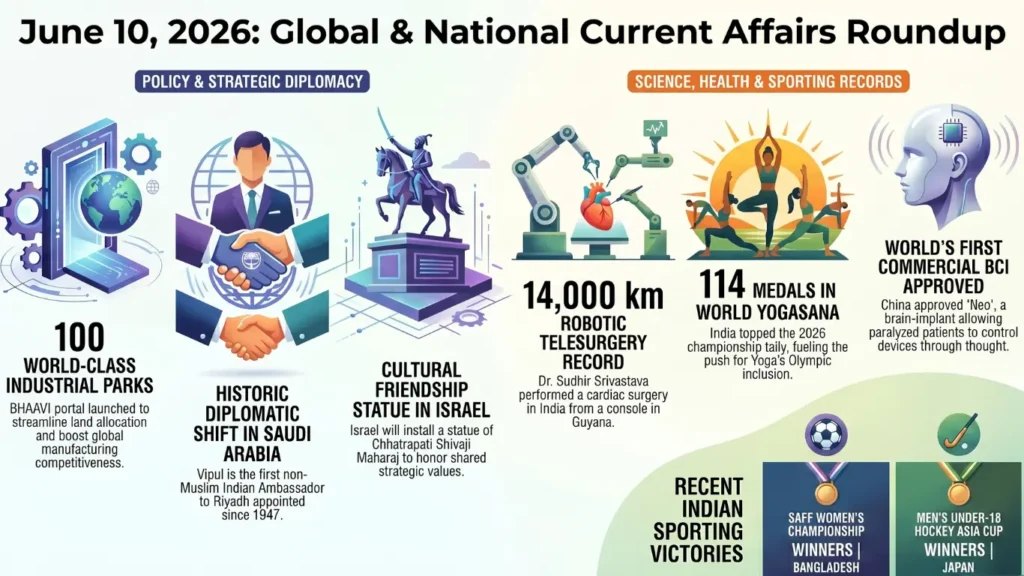 Current Affairs – 10 June, 2026