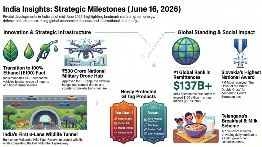 Current Affairs – 16 June, 2026