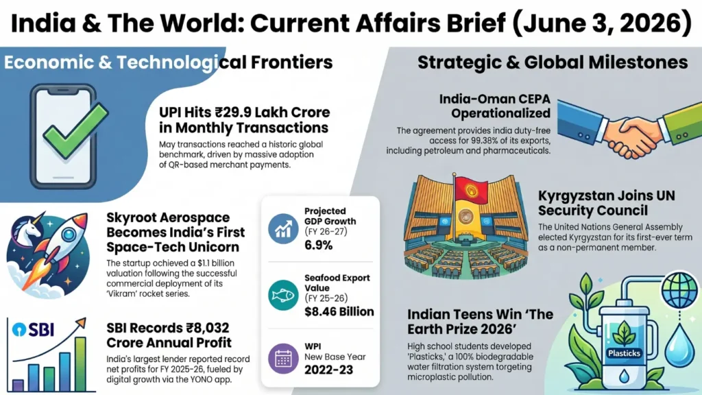 Current Affairs – 3 June, 2026