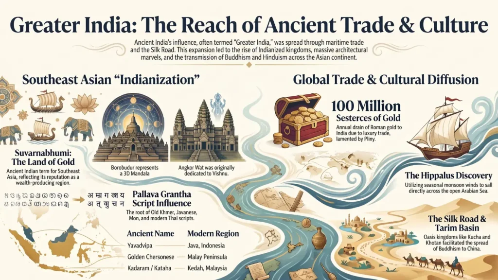 Greater India, Maritime Trade, and Cultural Diffusion