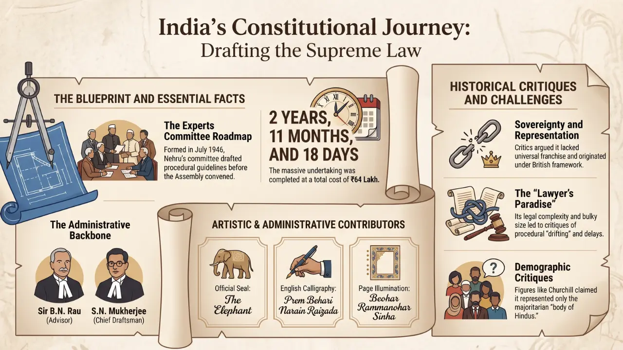 Constituent Assembly & Making of the Constitution : Polity Set 7