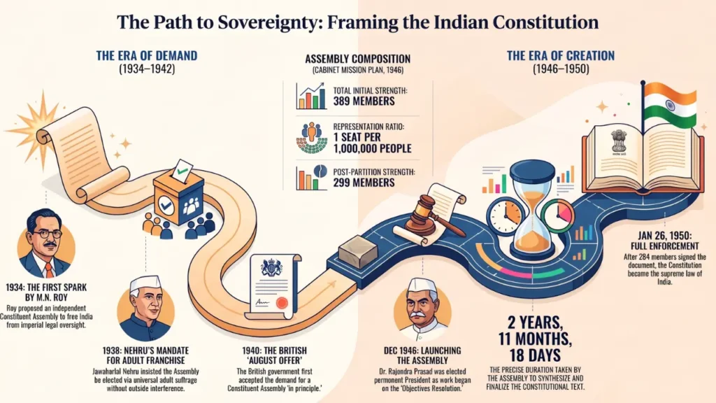 Framing of the Constitution Indian Polity Set 5