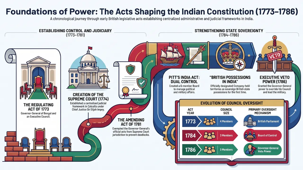 Historical Background of the Indian Constitution : Polity Set 1