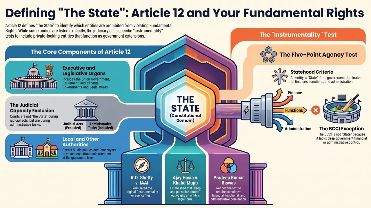 Indian Constitution Polity Set 19 : Landmark Cases, Doctrines & Fundamental Rights