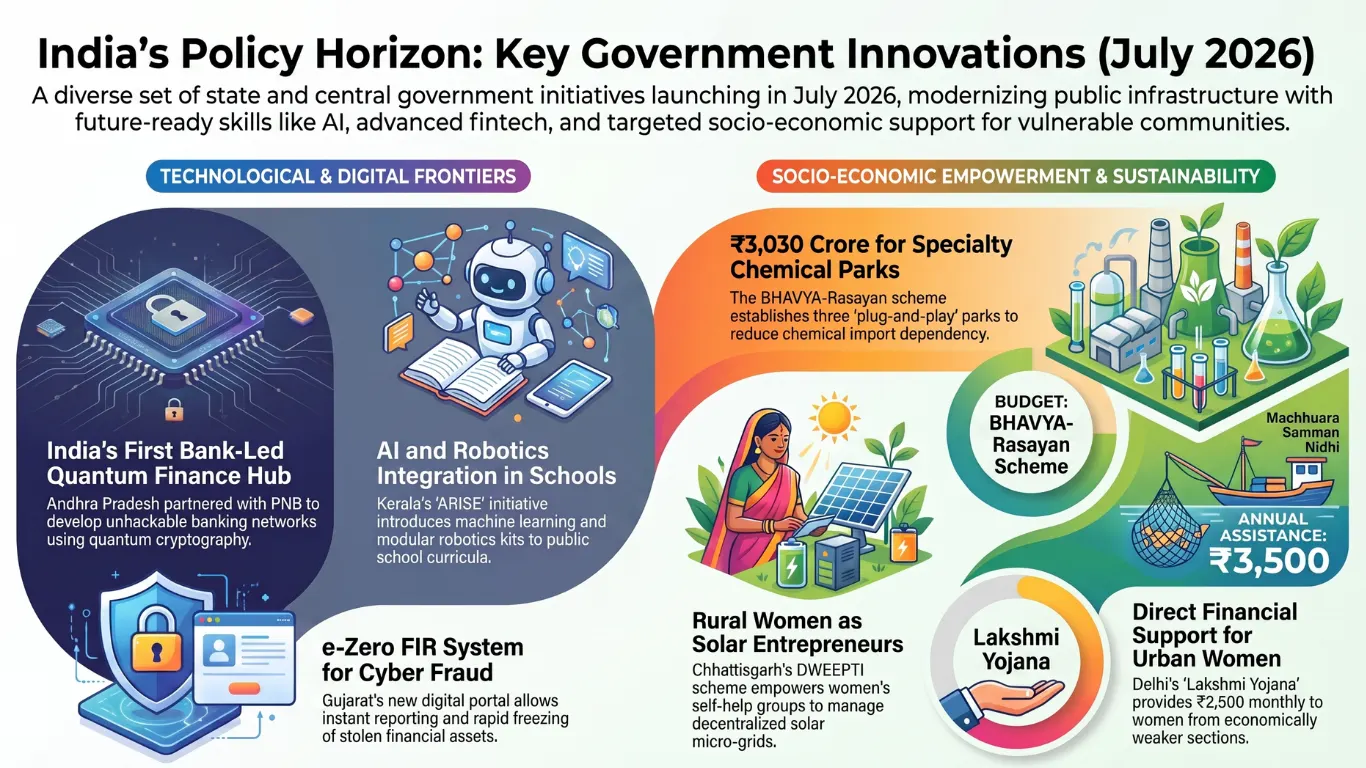 Government Schemes July 2026 Set 1